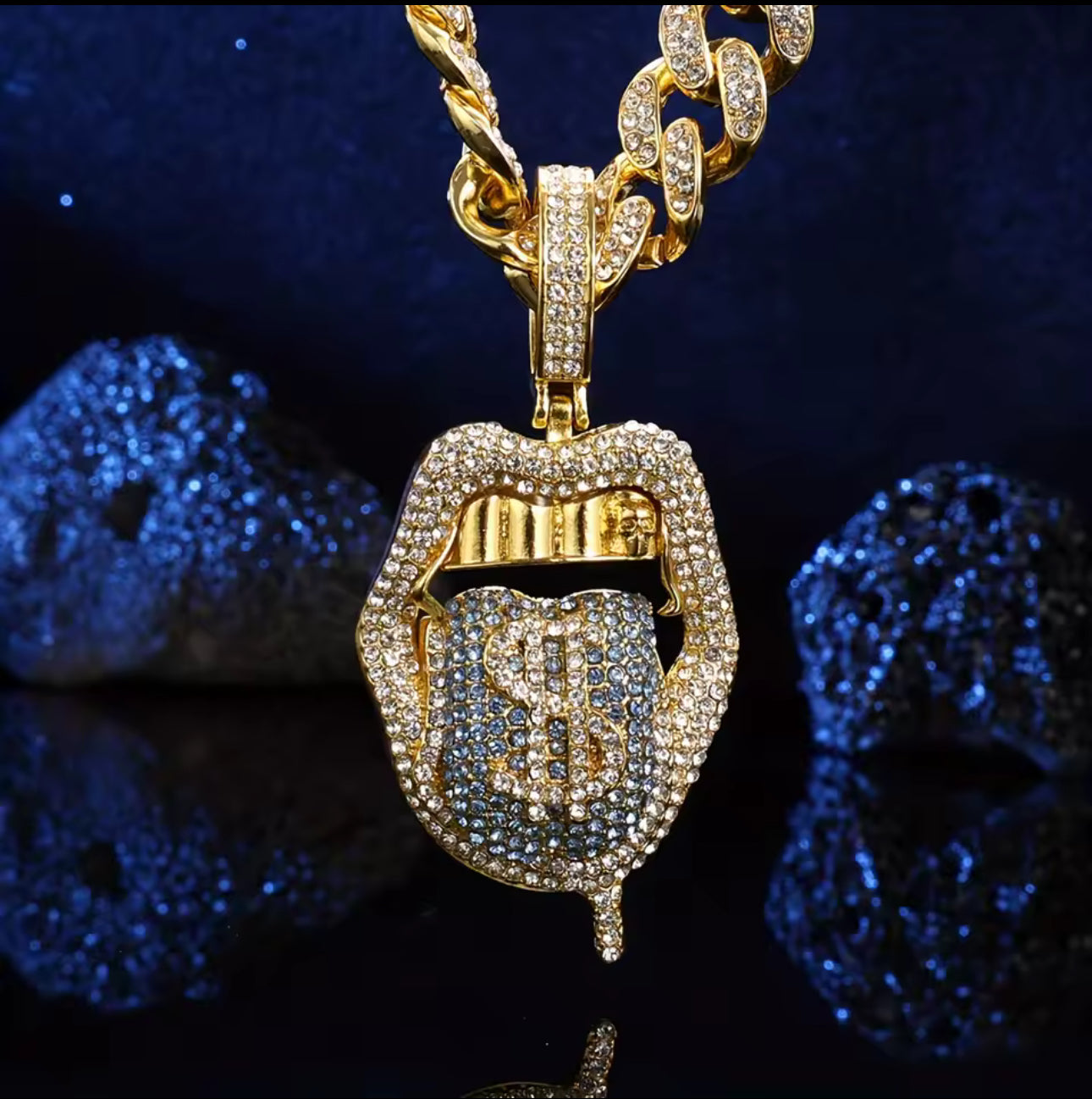 AUREMONT ICE OUT DOLLAR TONGUE