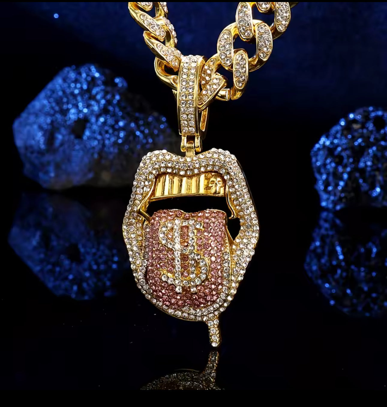 AUREMONT ICE OUT DOLLAR TONGUE