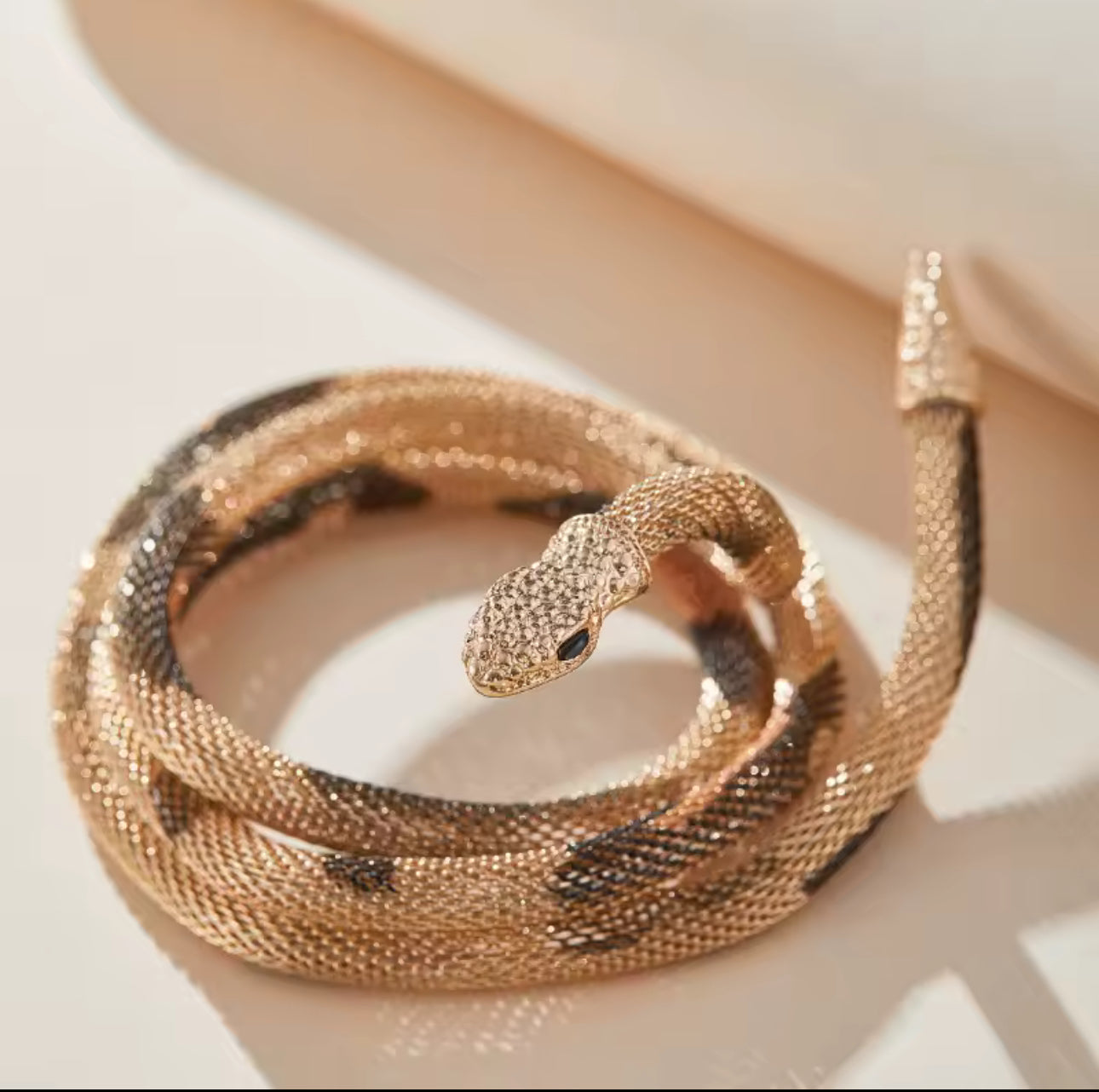 Snake Jewelry Hot Iron Flexible Twisted Jewelry Bendable Snake Head Pendants