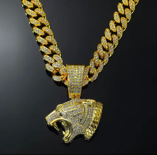 AUREMONT PANTHER CUBAN CHAIN
